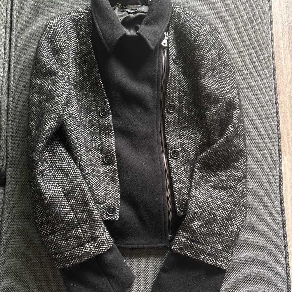Guess Black and Gray Women's Blazer